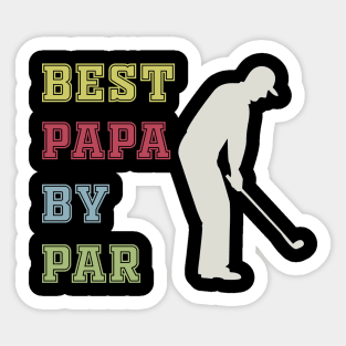 Best papa by par Sticker